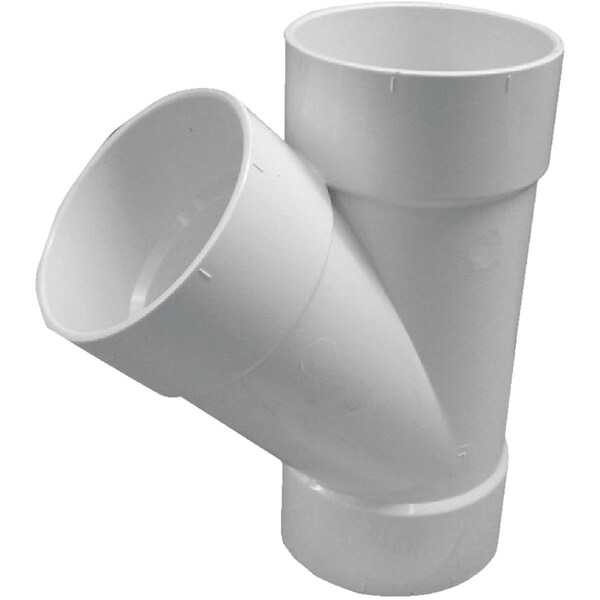 Ipex Canplas SDR 35 Hub 3 In. PVC Sewer and Drain Wye 414133BC - main